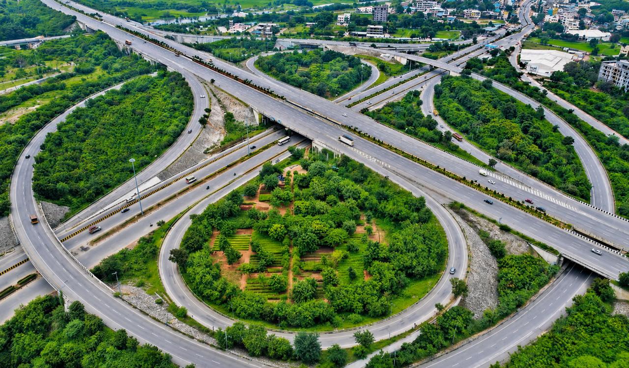 Aerial view of growing Rangareddy infrastructure